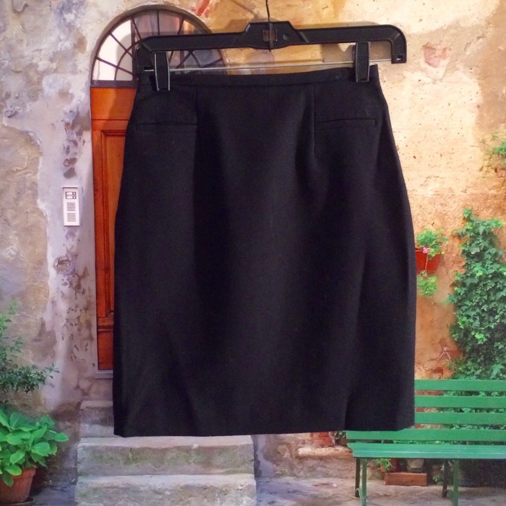 Nordstrom 100% Wool Skirt Classiques Pencil Black 🌟HOST PICK🌟